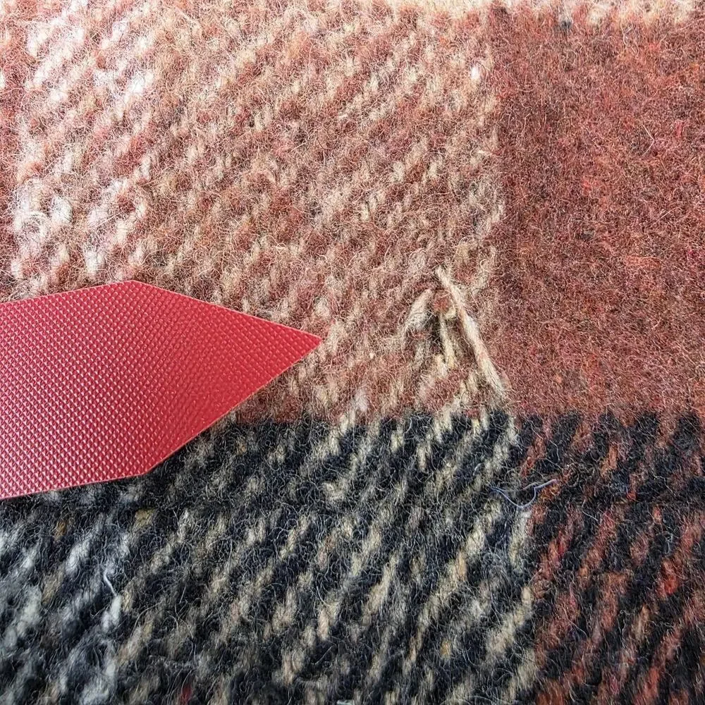 Vintage Sears Jacket Mens Medium Brown Plaid Flannel Quilted Lined Workwear 70s - Picture 13 of 16